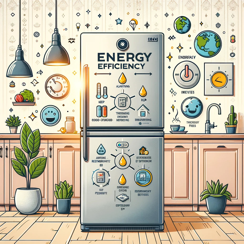 Optimiser l'efficacité énergétique du frigo américain