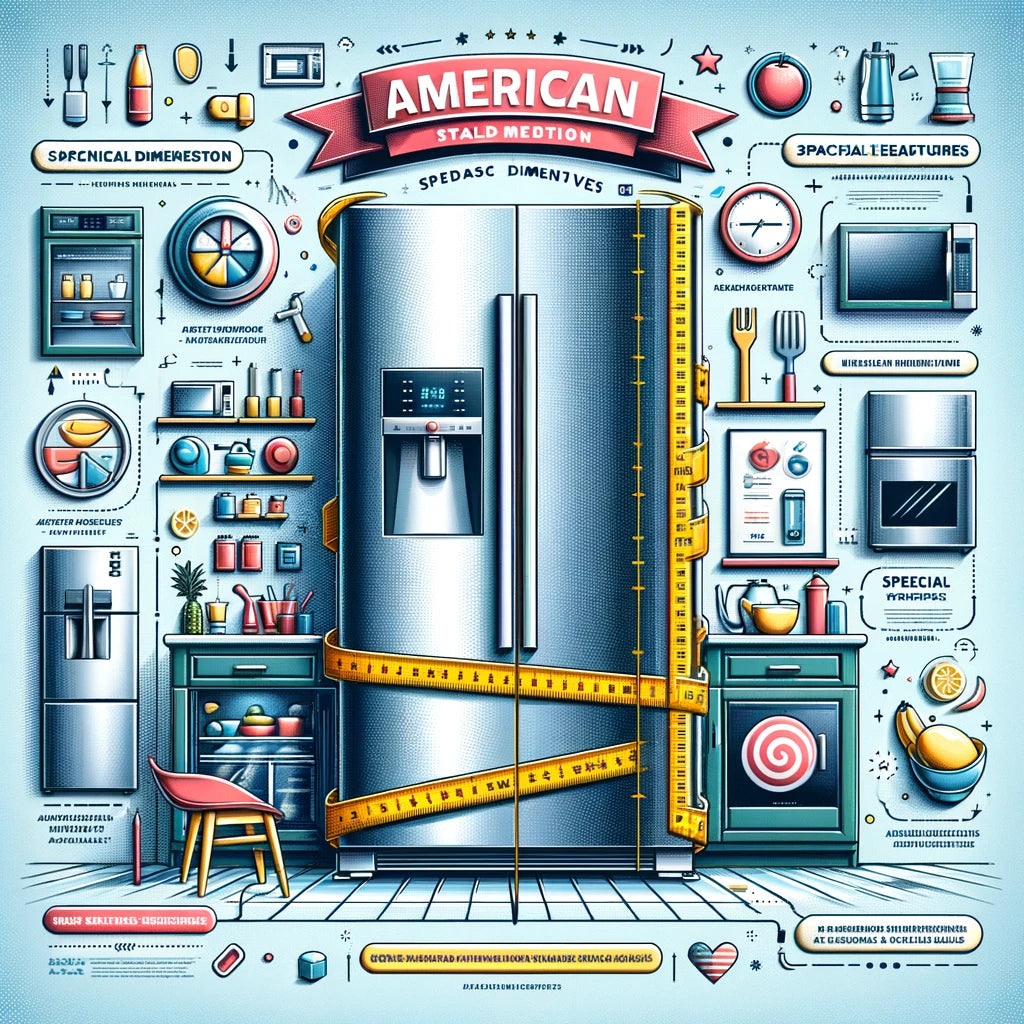 Réfrigérateur américain : tout sur les dimensions standard et les caractéristiques spéciales